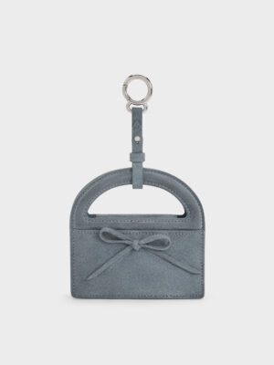 Charles & Keith - Reese Bow Top Handle Wristlet