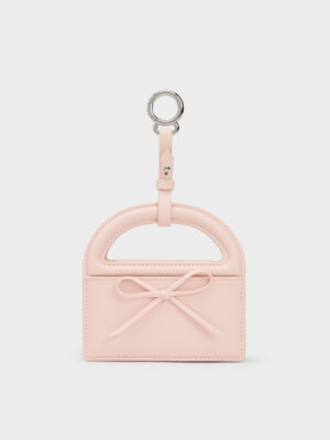 Charles & Keith - Reese Bow Top Handle Wristlet