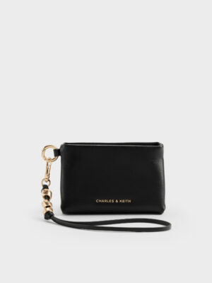 CHARLES & KEITH - Zephyr Metallic-Accent Wristlet