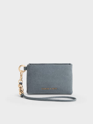 Charles & Keith - Zephyr Metallic-Accent Wristlet