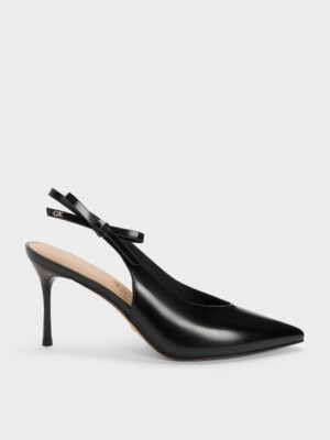 Charles & Keith - Anastasia Leather Slingback Pumps