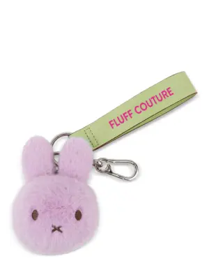 Bon Ton Toys 24205104 Miffy Fuzzy ECO Lilac Bag Charm with Wrist Loop