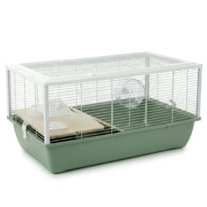 Hamster & Rat Cage Grosvenor 78x48x36cm - Green/White | Little Friends