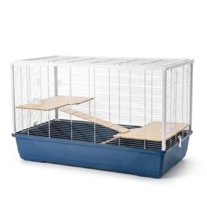 Hamster & Rat Cage 100cm – Langham XL Multi-Level Blue/White | Little Friends