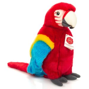 Hermann 94178 Scarlet Macaw Cuddly Plush Soft Toy Parrot