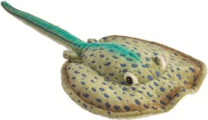 PetJes 990876 Ocean Friends Stingray Blue Spotted Plush Soft Toy