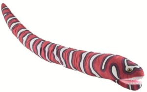 PetJes 990936 Ocean Friends Zebra Moray Eel Plush Soft Toy