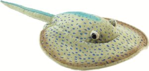 PetJes 990946 Ocean Friends Stingray Blue Spotted LARGE Plush Soft Toy