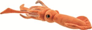 PetJes 990972 Ocean Friends Squid Orange Plush Soft Toy