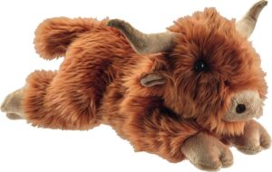 PetJes 991135 Cubsy Highland Cow Brown Lying Plush Soft Toy