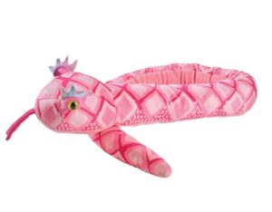PetJes 992665 Snakes Diamond Rattlesnake Pink Plush Soft Toy