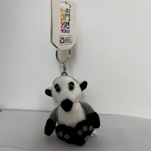 PetJes 990317 Ring-tailed Lemur Animal Plush Keychain Soft Toy