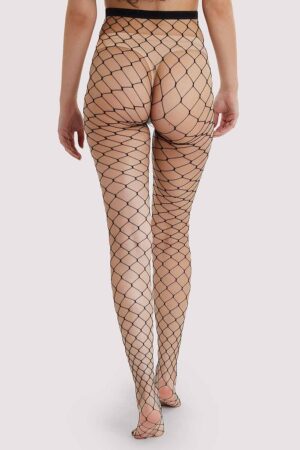 Fence Net Tights - Black | UK 20-22 | Bettie Page Lingerie