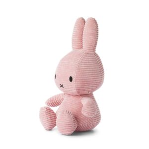 Bon Ton Toys 24182605 Miffy Corduroy ECO Pink Sitting Large Plush Toy