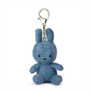 Bon Ton Toys 24010305 Miffy Corduroy ECO Aviator Blue Plush Keychain