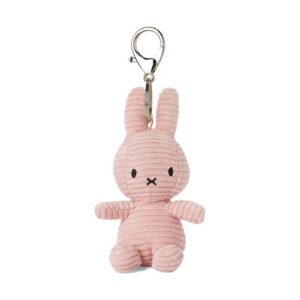 Bon Ton Toys 24010110 Miffy Corduroy ECO Pink Plush Keychain
