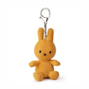 Bon Ton Toys 24010200 Miffy Corduroy ECO Yellow Plush Keychain