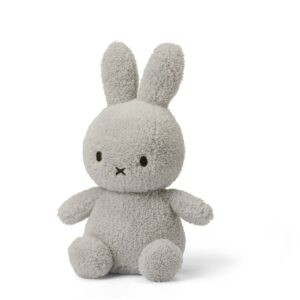 Bon Ton Toys 24182440 Miffy Terry Light Grey Sitting Soft Plush Toy