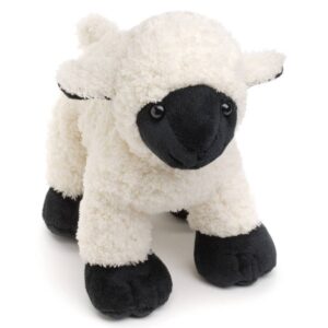 Uni Toys HL2023 Lamb Black and White 19cm Baby Sheep Soft Plush Toy