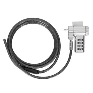 DEFCON® Ultimate Universal Serialised Combination Cable Lock with Slimline Adaptable Lock Head - (B2B single pack)