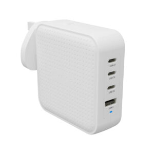HyperJuice® 100W USB-C GaN Safety Tested Travel Charger - White