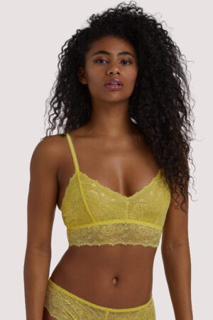 Ariana Yellow Everyday Bralette | UK 8 | Wolf & Whistle