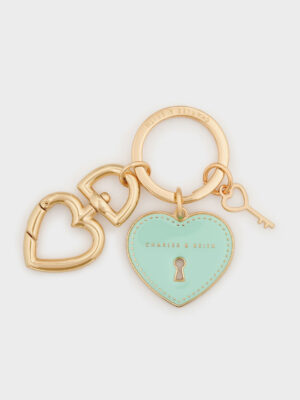 CHARLES & KEITH - Heart Lock Keychain