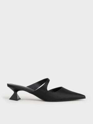CHARLES & KEITH - Vada Asymmetric Sculptural Heel Pumps