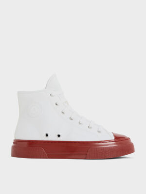 CHARLES & KEITH - Kay Two-Tone High-Top Sneakers