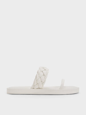 CHARLES & KEITH - Braided-Strap Flatform Sandals