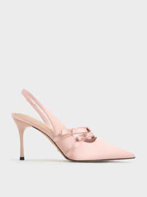 CHARLES & KEITH - Jessy Bow Slingback Pumps