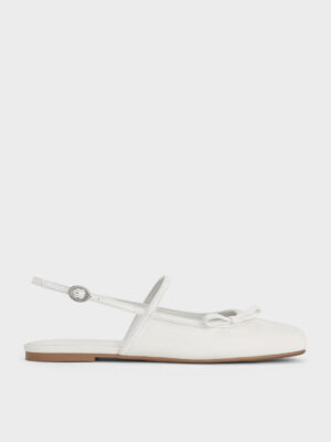 CHARLES & KEITH - Bow Slingback Mary Jane Flats