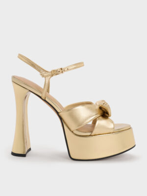 CHARLES & KEITH - Jayce Leather Platform Sandals