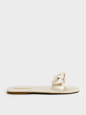 CHARLES & KEITH - Anika Knot-Bow Slides
