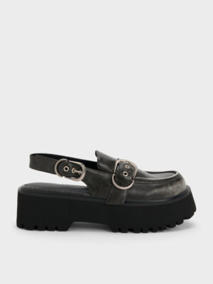 CHARLES & KEITH - Eliot Platform Slingback Loafers