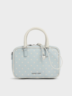 CHARLES & KEITH - Sianna Polka-Dot Bowling Bag