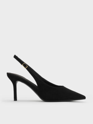 CHARLES & KEITH - Emelia Faux Suede Slingback Pumps