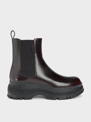 CHARLES & KEITH - Darra Ridged-Sole Ankle Boots