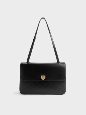 CHARLES & KEITH - Connie Quilted Shoulder Bag
