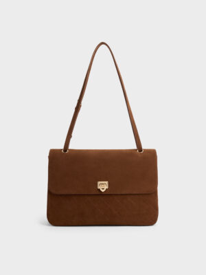 CHARLES & KEITH - Connie Quilted Shoulder Bag