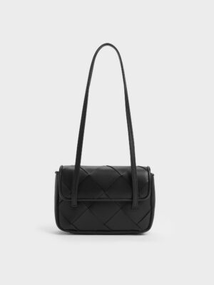 CHARLES & KEITH - Maribel Woven Shoulder Bag