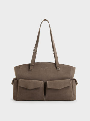 CHARLES & KEITH - Rachel Multi-Pocket Tote Bag