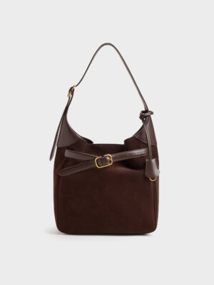 CHARLES & KEITH - Victoria Belted Hobo Bag