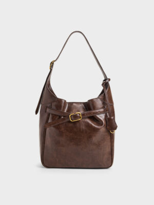CHARLES & KEITH - Victoria Belted Hobo Bag