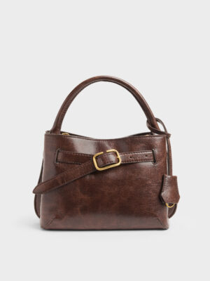 CHARLES & KEITH - Victoria Belted Top Handle Bag