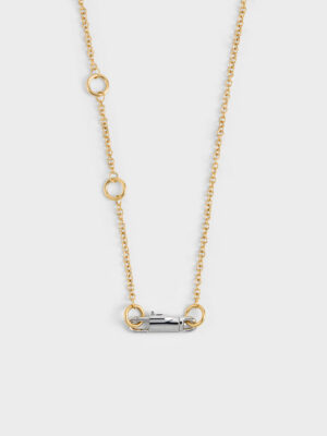 CHARLES & KEITH - Delfina Two-Tone Necklace
