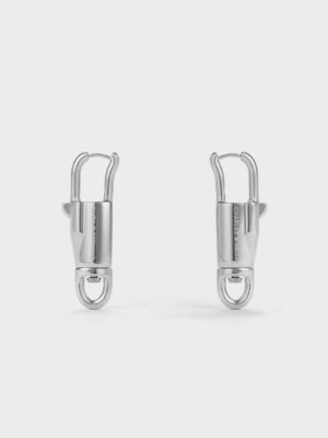 CHARLES & KEITH - Delfina Lock-Buckle Earrings