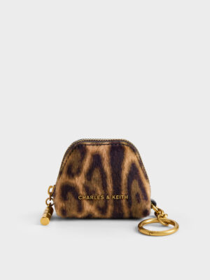 CHARLES & KEITH - Cesia Leopard-Print Micro Pouch