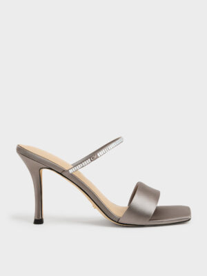 CHARLES & KEITH - Gem Heeled Mules