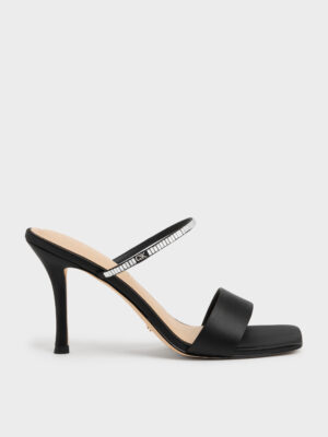 CHARLES & KEITH - Gem Heeled Mules